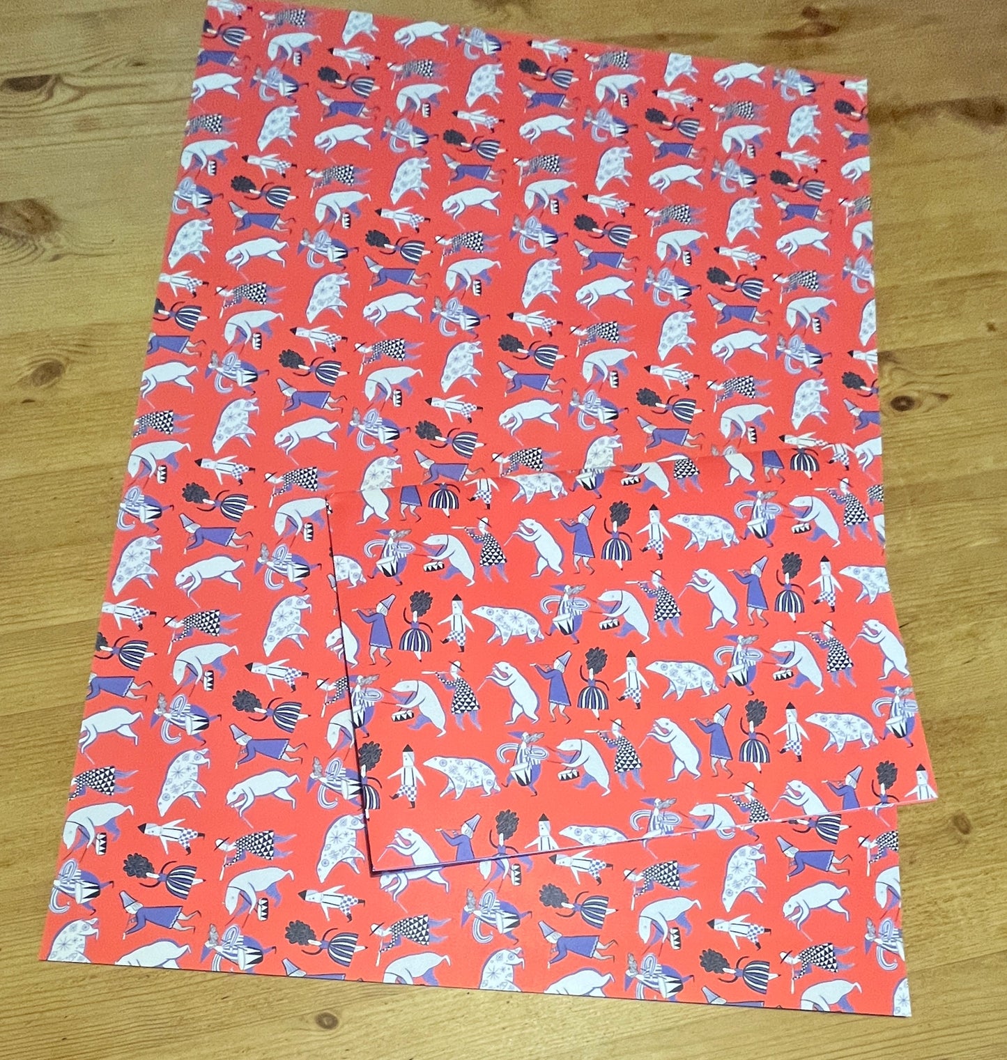 Christmas Wrapping Red